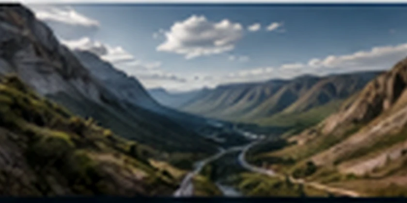 Mountain infrastructure corridor