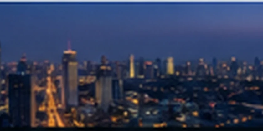 City and industrial growth landscape